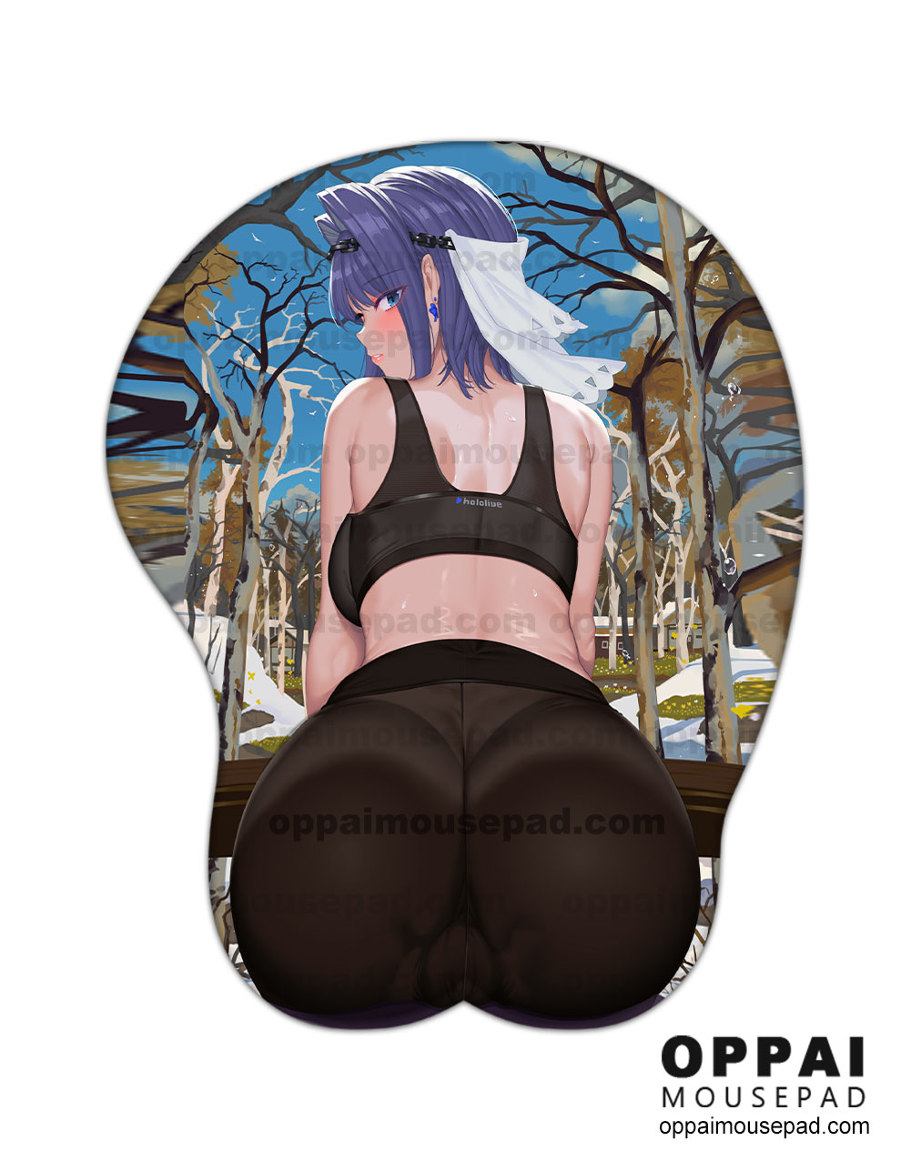 Hololive Ouro Kronii : 3D cheapest Oppai Mousepad