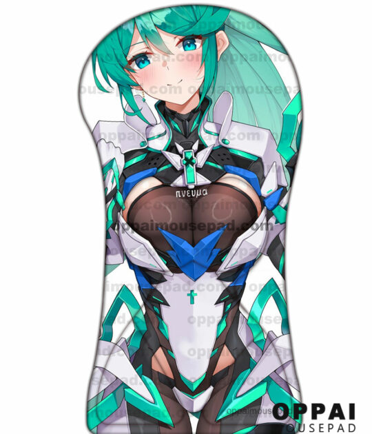 Pneuma Half Body Xenoblade Oppai Mousepad | Big Boob Mouse Pad