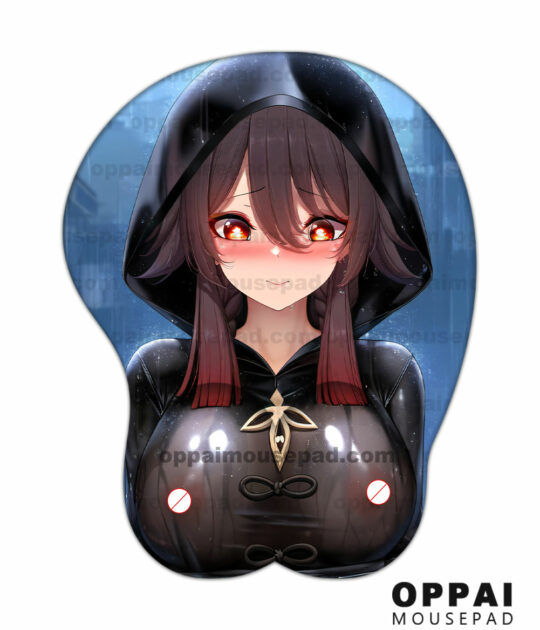 Hu Tao Titty Mousepad | Genshin Impact Hentai Mouse Pad