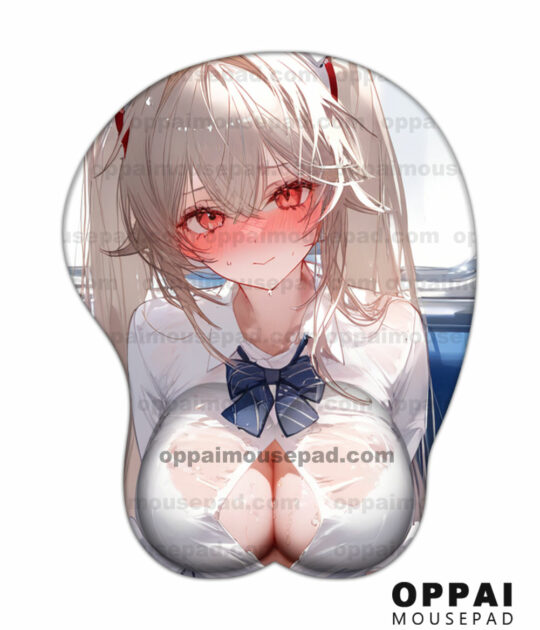 Anchorage Azur Lane Oppai Mousepad