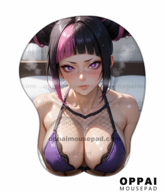 Juri Han Street Fighter Oppai Mousepad