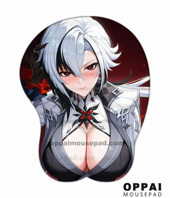 Arlecchino Genshin Impact Boobs Mouse Pad